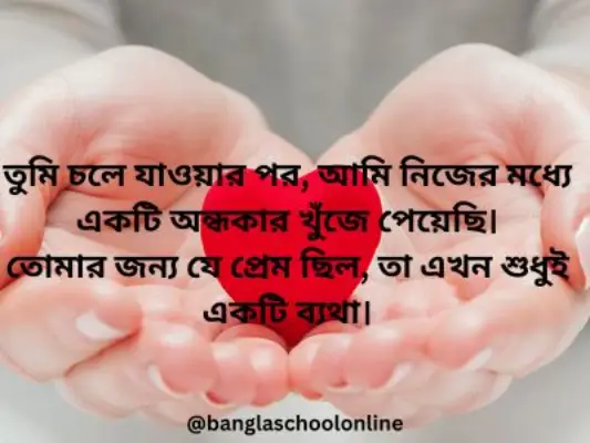 আবেগি ভালোবাসার কষ্টের স্ট্যাটাস