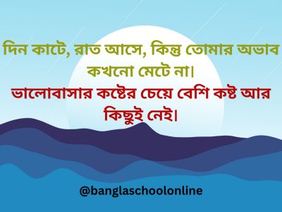 ভালোবাসার কষ্টের ক্যাপশন