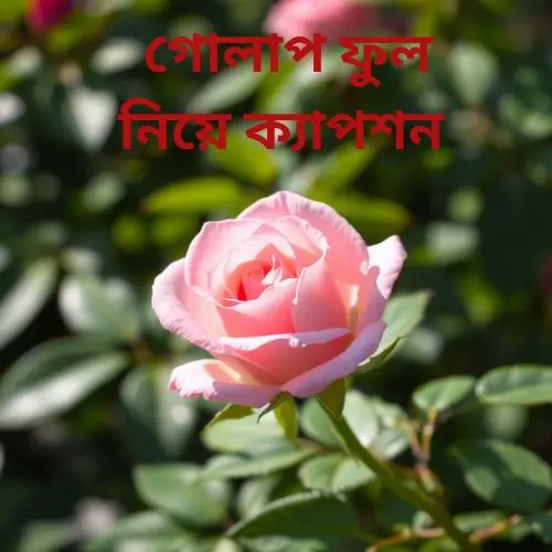 গোলাপ ফুল নিয়ে ক্যাপশন