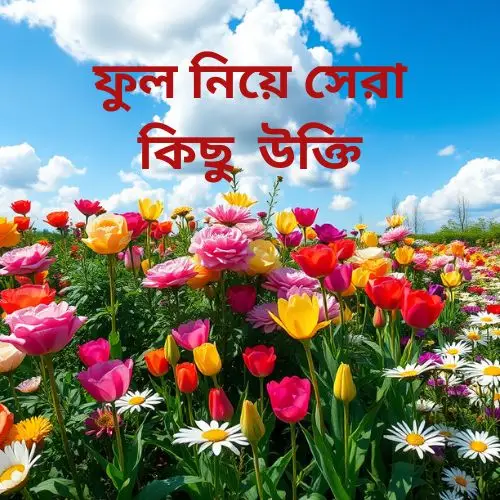 ফুল নিয়ে উক্তি