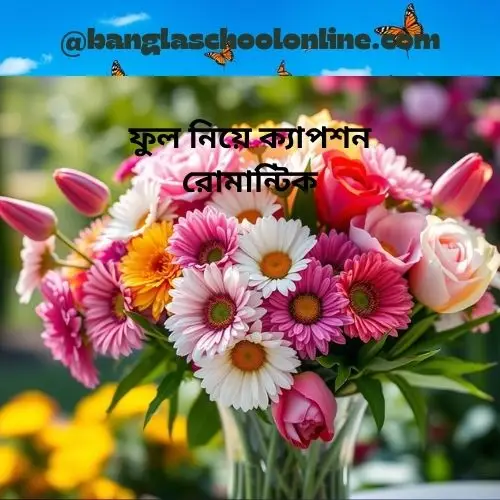 ফুল নিয়ে ক্যাপশন রোমান্টিক