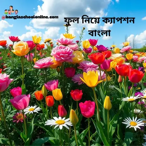 ফুল নিয়ে ক্যাপশন বাংলা