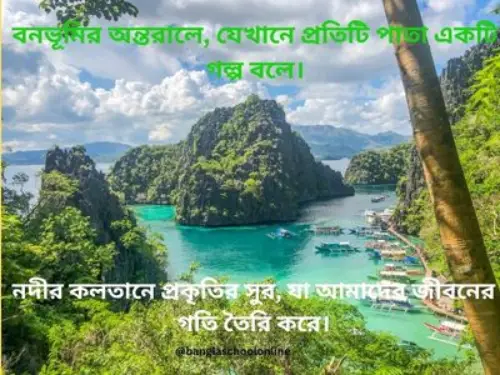 প্রাকৃতিক ছবির ক্যাপশন/Natural photo captions